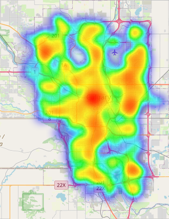 Calgary Pedestrian-Traffic Incidents in June – 1729 Analytics