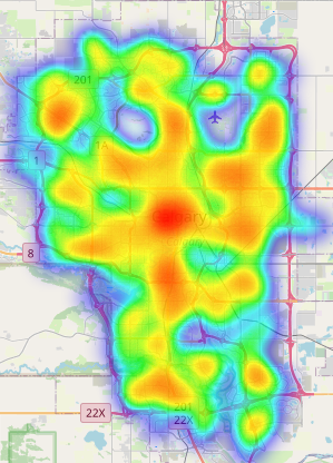 Calgary Pedestrian-Traffic Incidents in January – 1729 Analytics